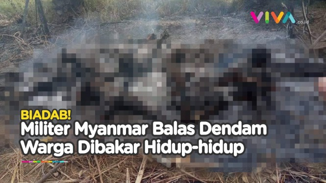 Dendam Militer Myanmar Bakar Hidup-Hidup Warga Sipil