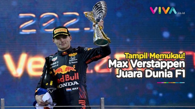 Sengit Banget, Max Verstappen Raih Gelar Juara F1 Pertamanya