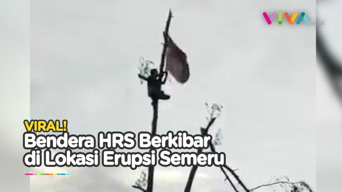 Ini Alasan Bendera HRS Berkibar di Kaki Gunung Semeru