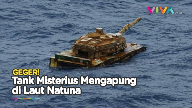 Nelayan Temukan Benda Mirip 'Tank Perang' di Perairan Natuna