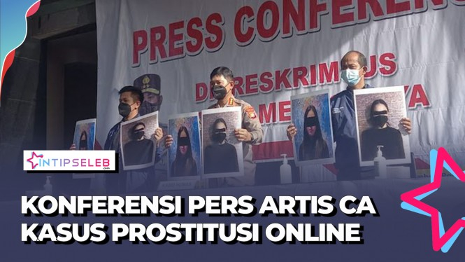 Konferensi Pers Cassandra Angelie Kasus Prostitusi Online