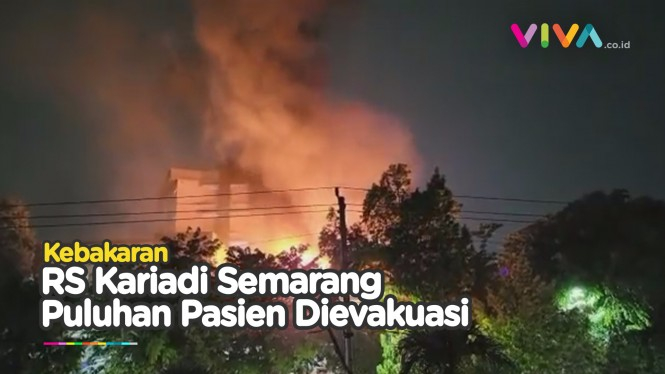 Korsleting Listrik, RSUP Dr Kariadi Semarang Terbakar