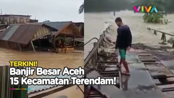 Detik-detik Rumah Warga Hanyut Terbawa Banjir Mengerikan
