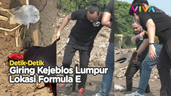 Sindir Proyek Sirkuit Formula E, Kaki Giring Masuk Lumpur