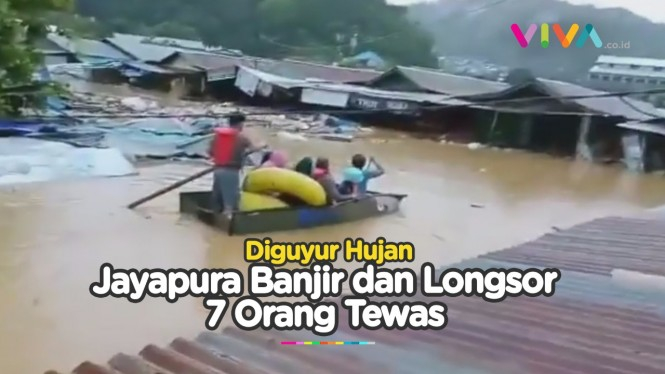 Banjir dan Longsor di Jayapura , Sejumlah Orang Meninggal