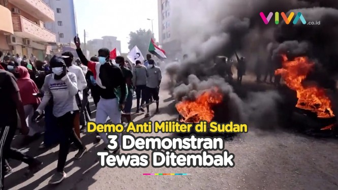 Protes Kudeta Militer Sudan, Tiga Demonstran Tewas Ditembak