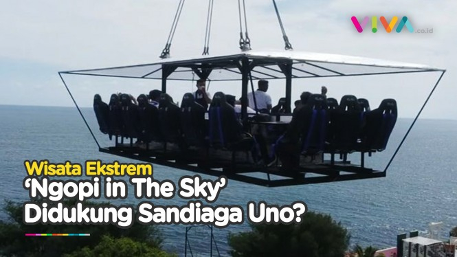 Komentar Sandiaga Uno Soal Polemik Wisata 'Ngopi in The Sky'