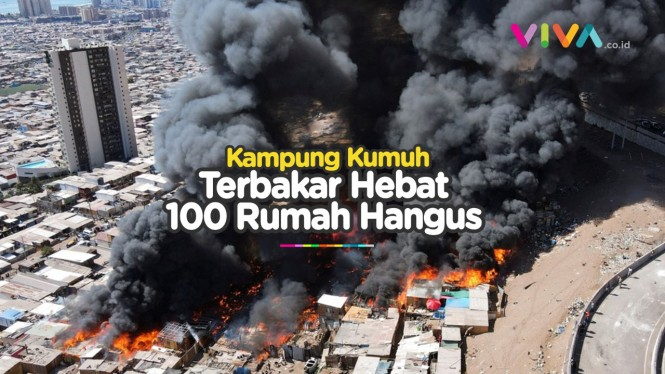 Kebakaran Besar di Chili Meluluhlantakkan 100 Rumah Warga