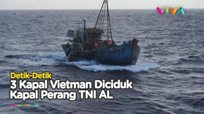 Terobos Wilayah NKRI, Kapal Vietnam Dikandangin TNI AL