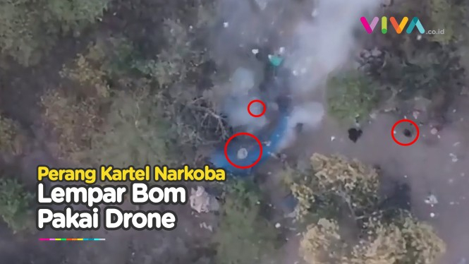 Kartel Meksiko Saling Serang Bom Menggunakan Drone