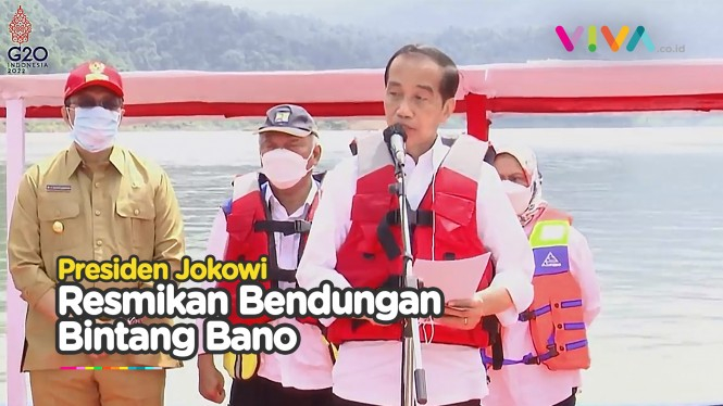 Jokowi Resmikan Bendungan Bintang Bano di Sumbawa Barat