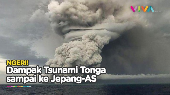 Gelombang Tsunami Tonga Terjang Beberapa Negara di Pasifik!