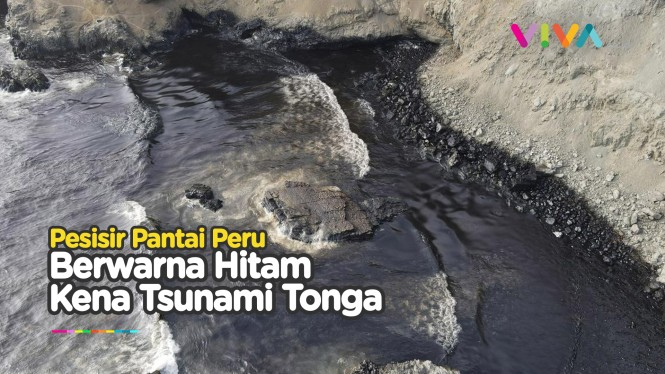 Pantai Peru Dipenuhi Minyak Akibat Letusan Gunung di Tonga