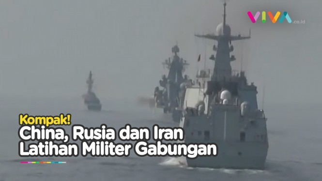 Latihan Militer Gabungan Rusia, Iran dan China Dimulai