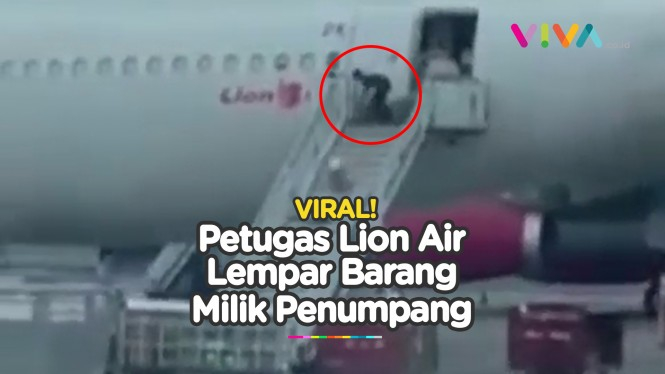 Video Petugas Lion Air Lempar Barang Penumpang Viral