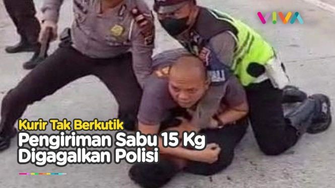 Detik-detik Kurir Sabu 15 Kilogram Kena Ciduk Polisi