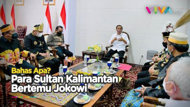 Para Sultan Kalimantan Curhat ke Jokowi saat Ketemuan
