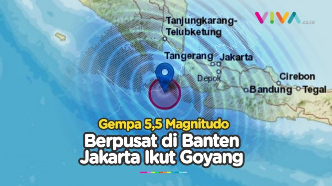 Jakarta Kembali Diguncang Gempa