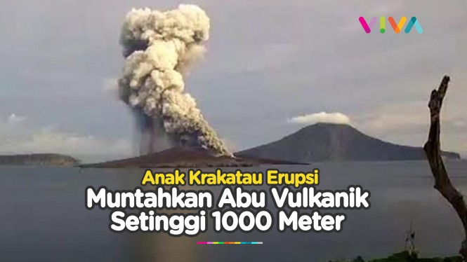 Berstatus Waspada, Gunung Anak Krakatau Kembali Erupsi