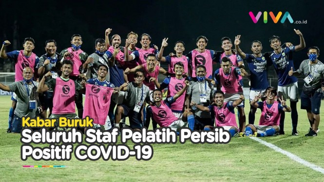 Pemain Serta Pelatih Persib Bandung Positif COVID-19