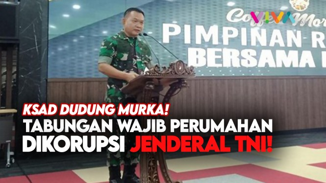KSAD Dudung Marah, Uang Prajurit Dikorupsi Jenderal TNI AD