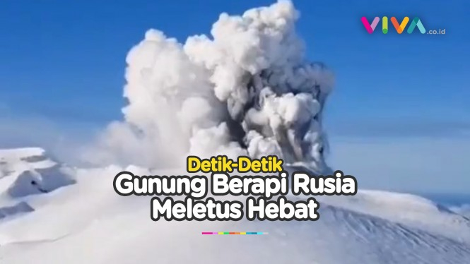 Gunung Api Rusia Meletus, Menghasilkan Hujan Salju Beracun