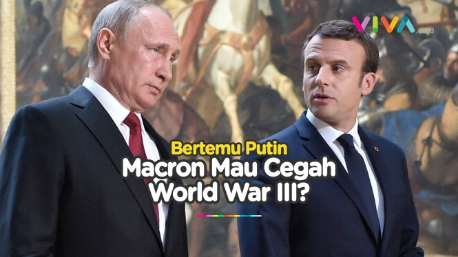 Ukraina-Rusia Panas, Presiden Prancis Malah Datangi Putin
