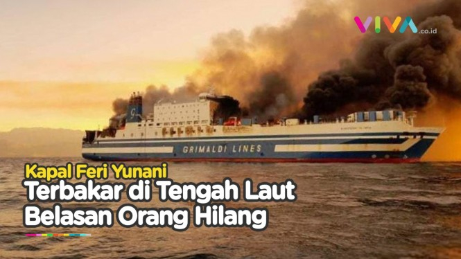 Belasan Orang Hilang Pasca Insiden Terbakarnya Kapal Feri