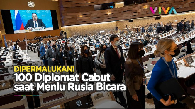 Ruang Rapat PBB Kosong Melompong saat Menlu Rusia Pidato