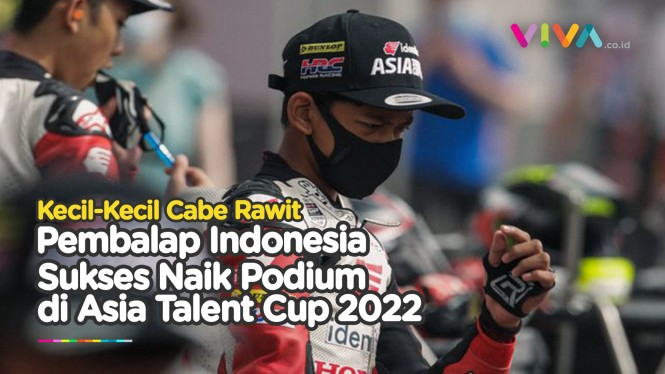 Pembalap Muda Indonesia Naik Podium di Asia Talent Cup 2022