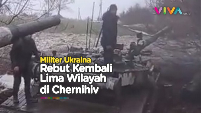 Tentara Ukraina Rebut Kekuasaan Lima Pemukiman di Chernihiv