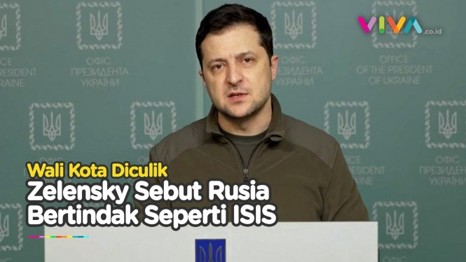 Wali Kota Melitopol Diculik, Zelensky: Rusia Seperti ISIS