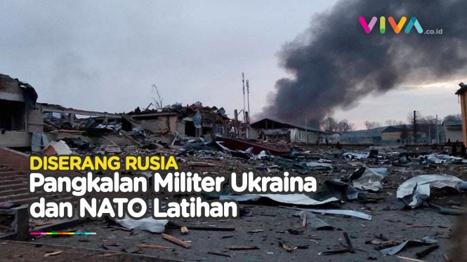Rusia Bombardir Pangkalan Militer Ukraina Dekat Polandia