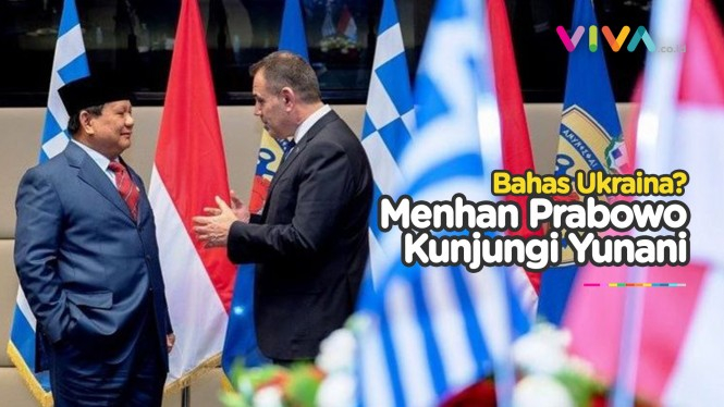 Diam-diam Prabowo ke Yunani, Ngomongin Konflik Ukraina?