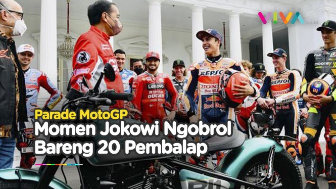 Ada dari Indonesia! Jokowi Lepas Pembalap di Parade MotoGP