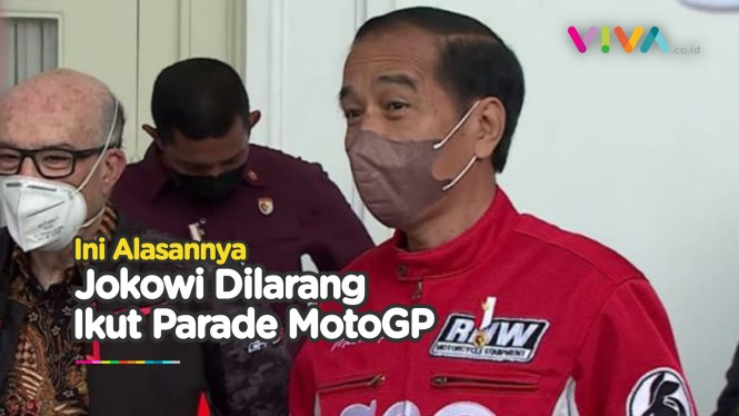 Jokowi Langsung Lemas Ngga Dibolehin Ikut Parade MotoGP