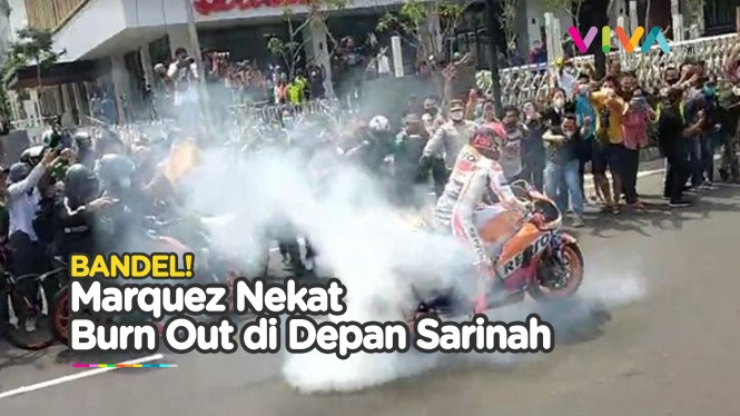 Aksi Nakal Marc Marquez Bikin Gemes Fans MotoGP