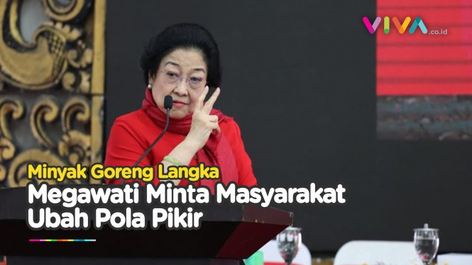 Ini Penjelasan Megawati Terkait Kelangkaan Minyak Goreng