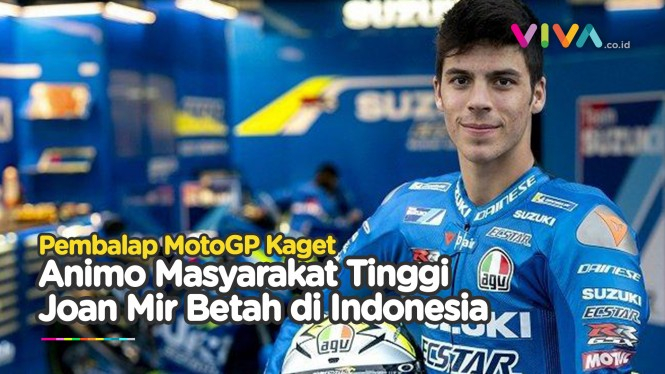 Rider MotoGP Joan Mir Ngaku Betah di Indonesia