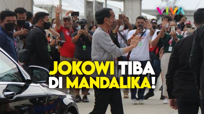 Jokowi Pakai Baju Santai saat Mau Nonton MotoGP Mandalika