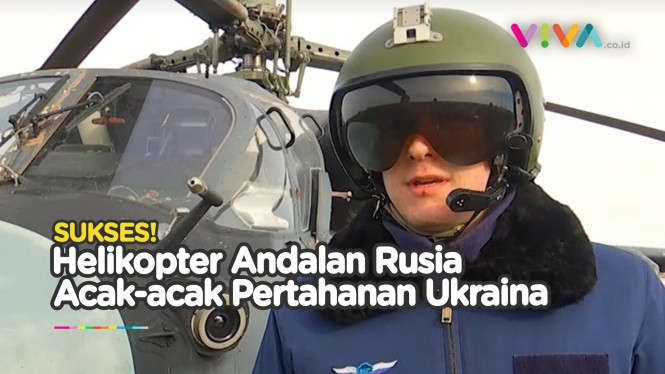 Helikopter Rusia Sukses Jebol Pertahanan Ukraina