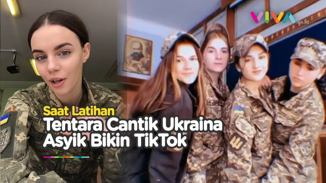 DUH! Momen Para Tentara Cantik Ukraina saat Lagi Latihan