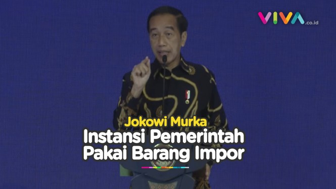 Jokowi Sedih, Instansi Pemerintahan Pakai Produk Impor