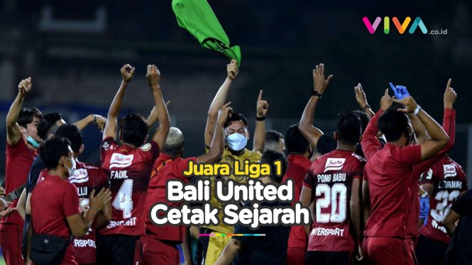 Juara Beruntun, Bali United Ukir Sejarah di Liga 1 2021-2022