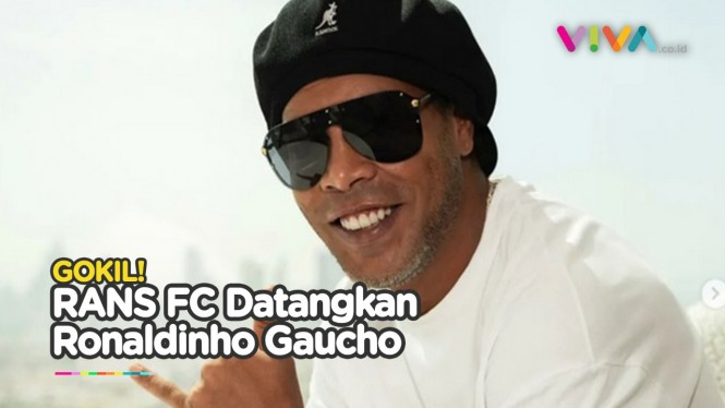 WOW! Rans Cilegon FC Gaet Ronaldinho