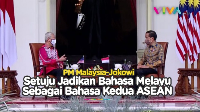 PM Malaysia Sebut Jokowi Setuju Perkuat Bahasa Melayu