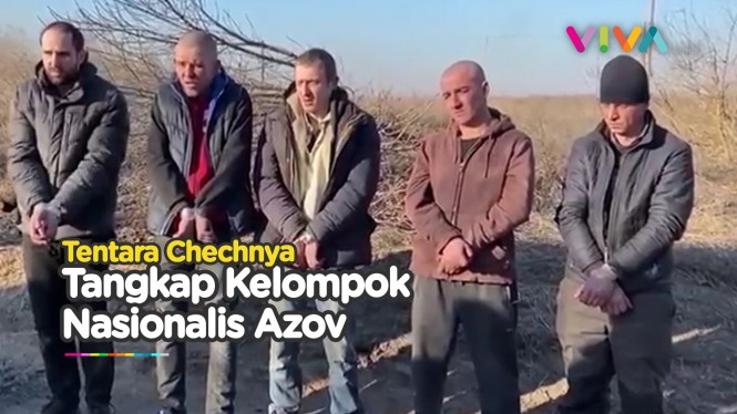 Memalukan Kelompok Azov Ditangkap Pejuang Muslim Chechnya