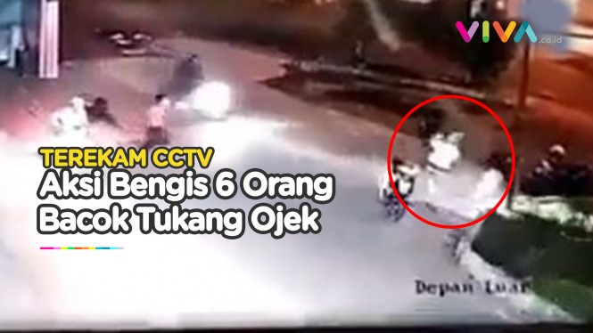Video Detik-detik Aksi Sadis Pembacokan di Bogor