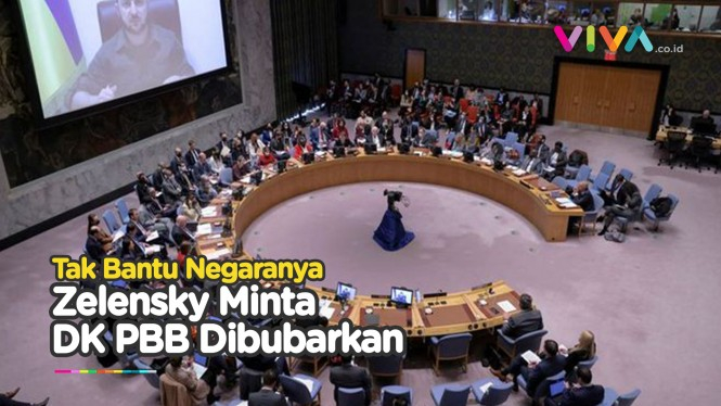 Zelensky: Jika Tak Bisa Bantu Sebaiknya PBB Bubar