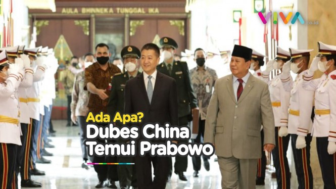 Jadi Trending Topik, Dubes China Temui Menhan Prabowo
